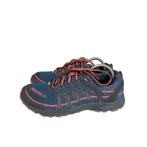Merrell Women's Athletic Shoes - Blue and Red - Picture 3 of 8